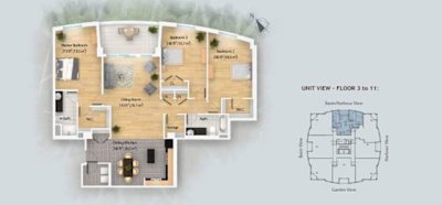 THE ABIGAIL I - 3 Bedroom - Type A — rental in Bedford, NS