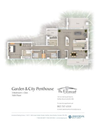 THE PARAMOUNT - 1 Bedroom — rental in Halifax, NS